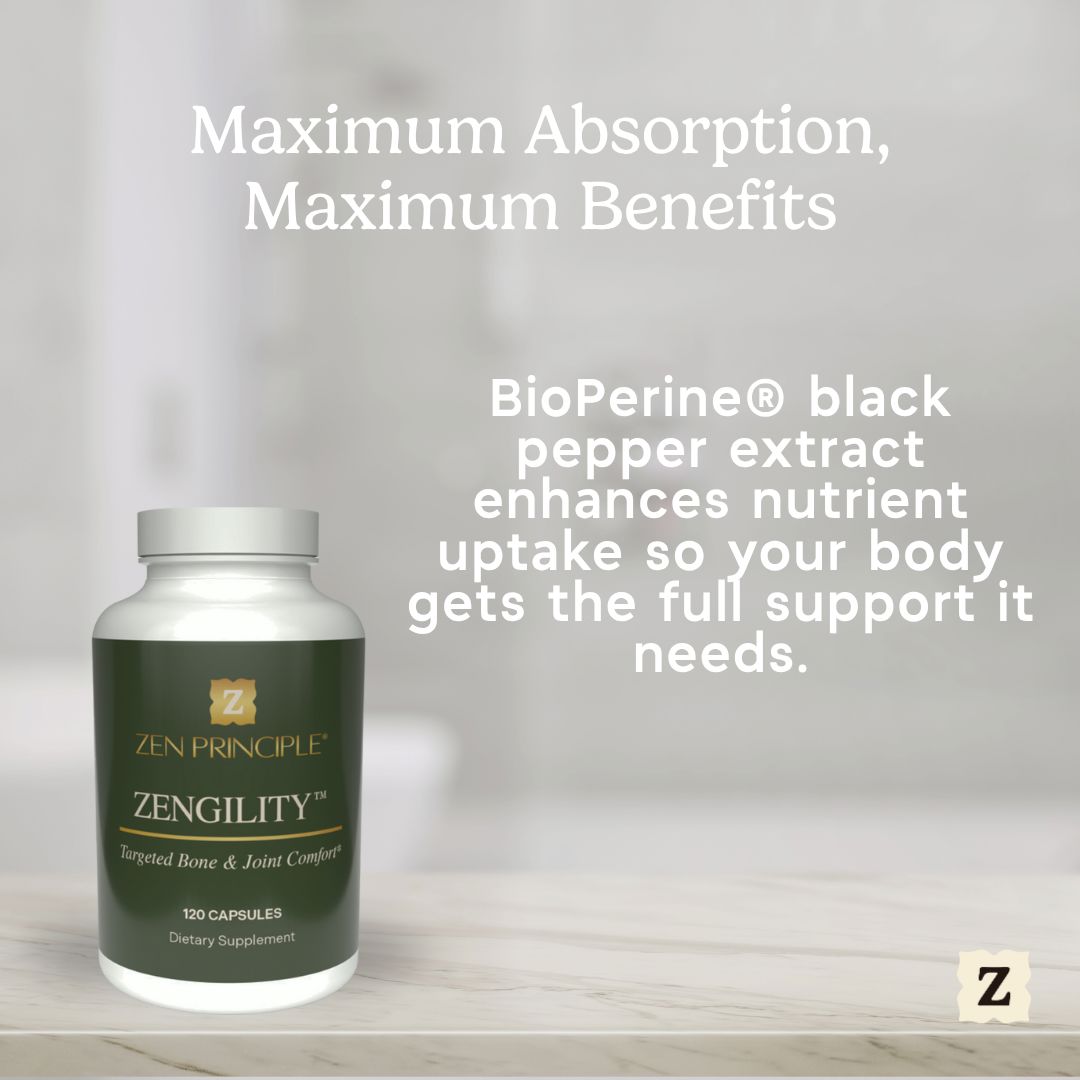Zengility™ Bone &amp; Joint Health Supplement Zen Principle Naturals 