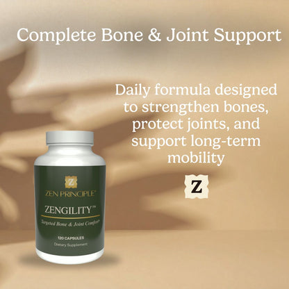 Zengility™ Bone &amp; Joint Health Supplement Zen Principle Naturals 
