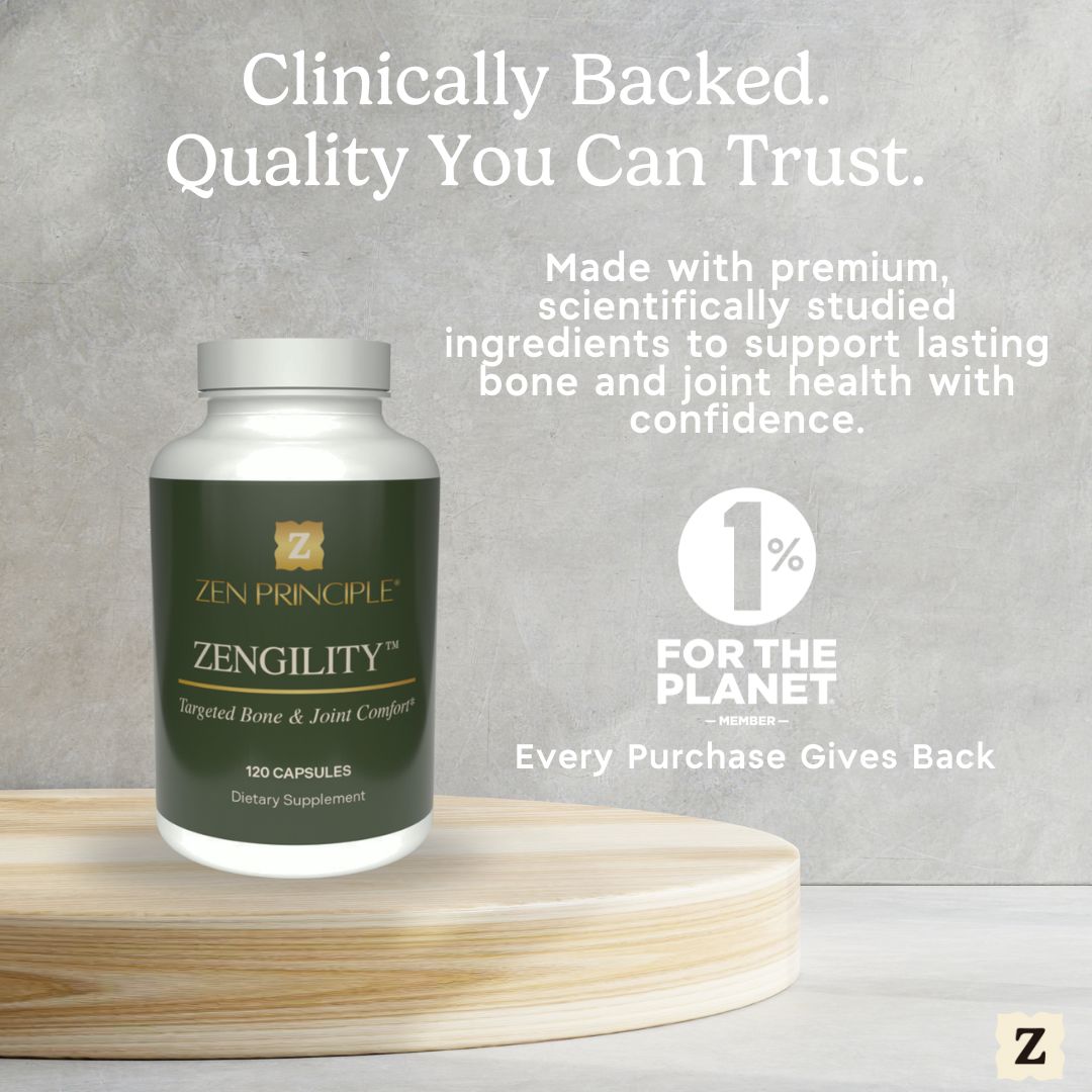 Zengility™ Bone &amp; Joint Health Supplement Zen Principle Naturals 