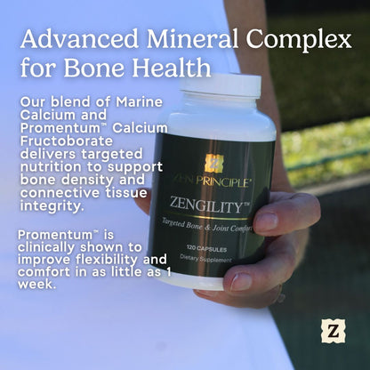 Zengility™ Bone &amp; Joint Health Supplement Zen Principle Naturals 