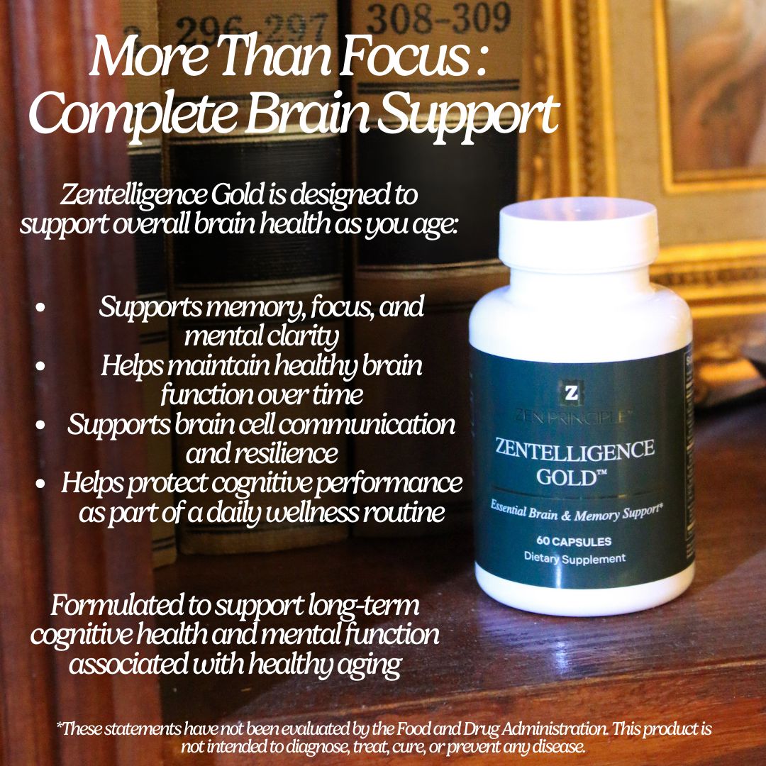 Zentelligence™ Gold Brain Supplement Zen Principle Naturals 