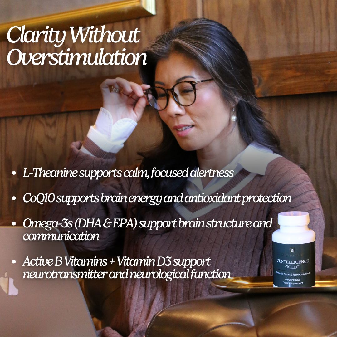 Zentelligence™ Gold Brain Supplement Zen Principle Naturals 