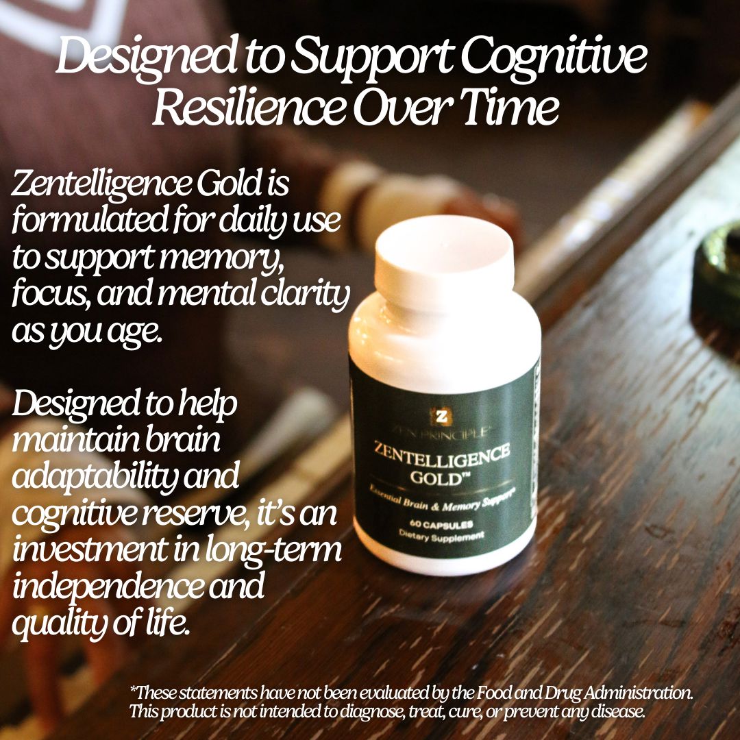 Zentelligence™ Gold Brain Supplement Zen Principle Naturals 
