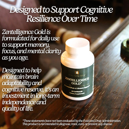 Zentelligence™ Gold Brain Supplement Zen Principle Naturals 