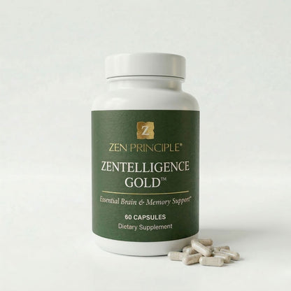 Zentelligence™ Gold Brain Supplement Zen Principle Naturals 1 - Bottle 