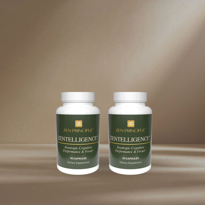 Zentelligence™ Ultra-Focus Nootropic Supplement Zen Principle Naturals 2 - Bottles 