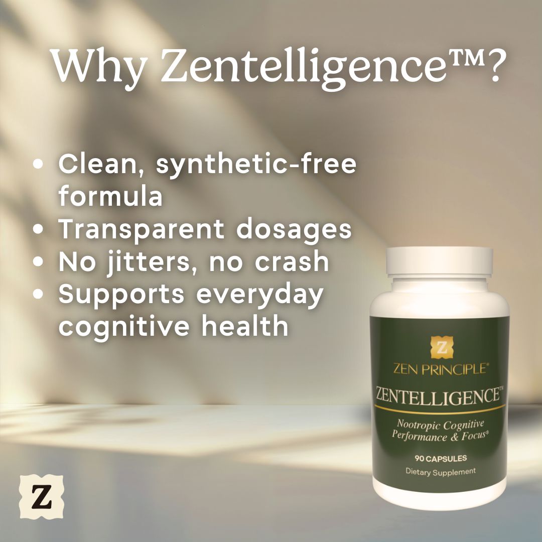 Zentelligence™ Ultra-Focus Nootropic Supplement Zen Principle Naturals 