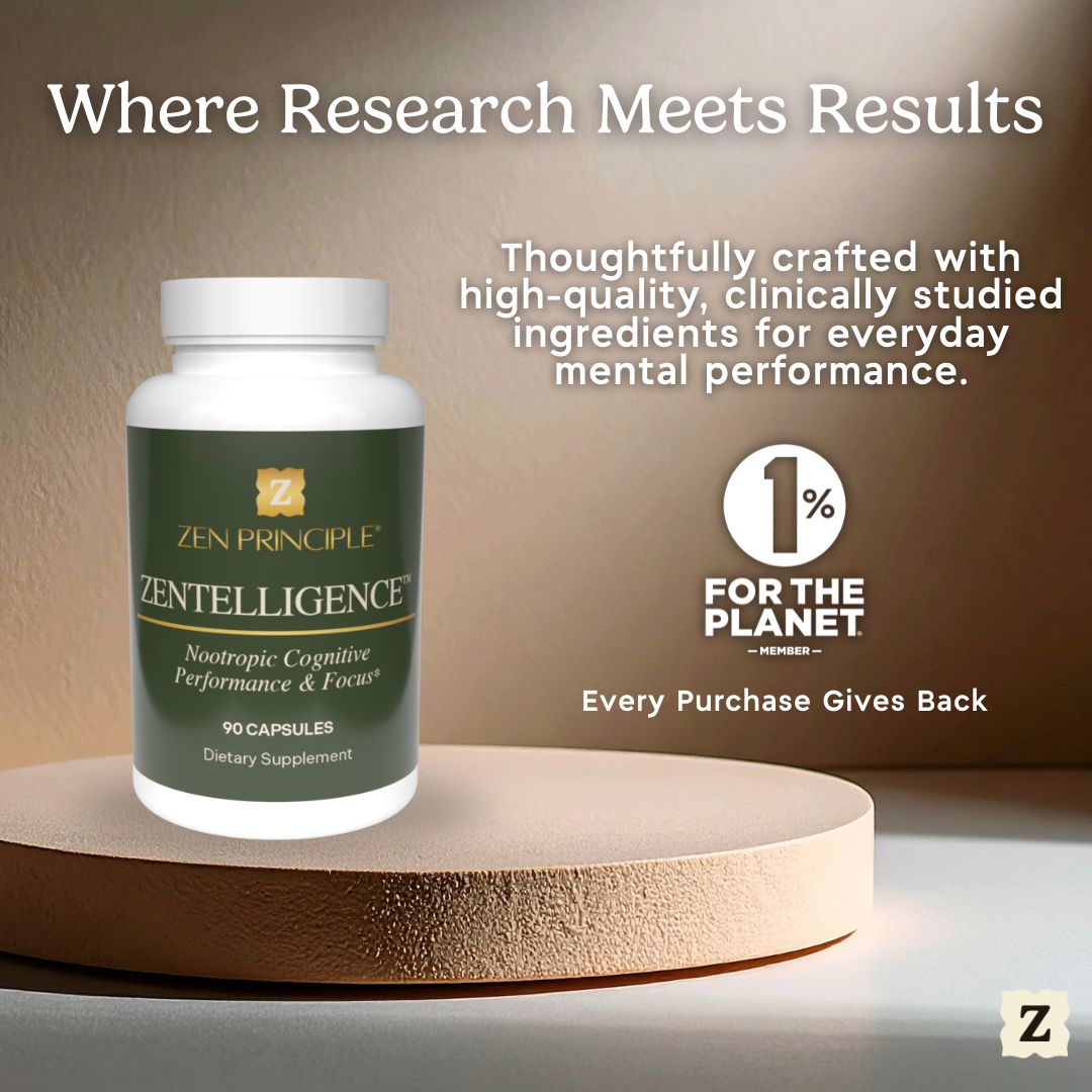 Zentelligence™ Ultra-Focus Nootropic Supplement Zen Principle Naturals 