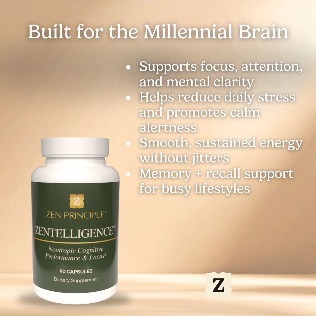 Zentelligence™ Ultra-Focus Nootropic Supplement Zen Principle Naturals 