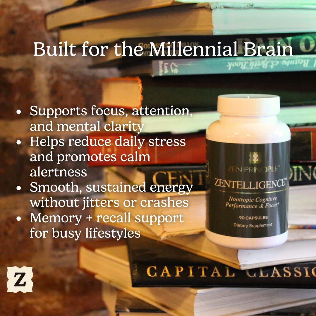 Zentelligence™ Ultra-Focus Nootropic Supplement Zen Principle Naturals 