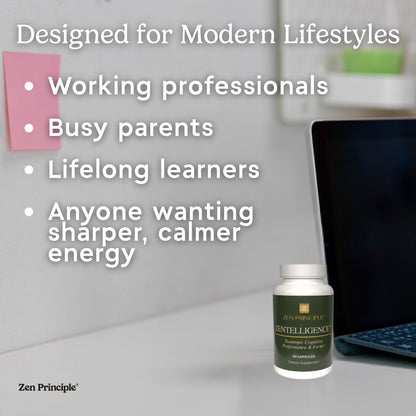 Zentelligence™ Ultra-Focus Nootropic Supplement Zen Principle Naturals 