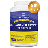 Beef Collagen Peptides Powder Zen Principle Naturals 5 lb 