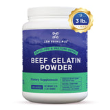 Beef Gelatin Powder Zen Principle Naturals 3 lb 