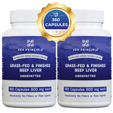 Beef Liver Capsules Zen Principle Naturals 2-Pack 