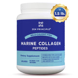 Marine Collagen Peptides Powder Zen Principle Naturals 1.5 lb 