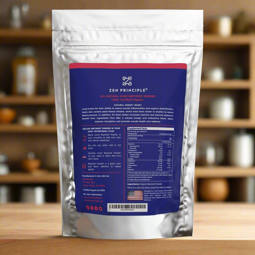 Organic Beetroot Powder 24 95 Zen Principle Naturals Organic beetroot powder 24 95 zen principle naturals