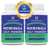 Organic Moringa Capsules Zen Principle Naturals 2-Pack 
