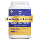 Organic Pea Protein Powder Zen Principle Naturals 