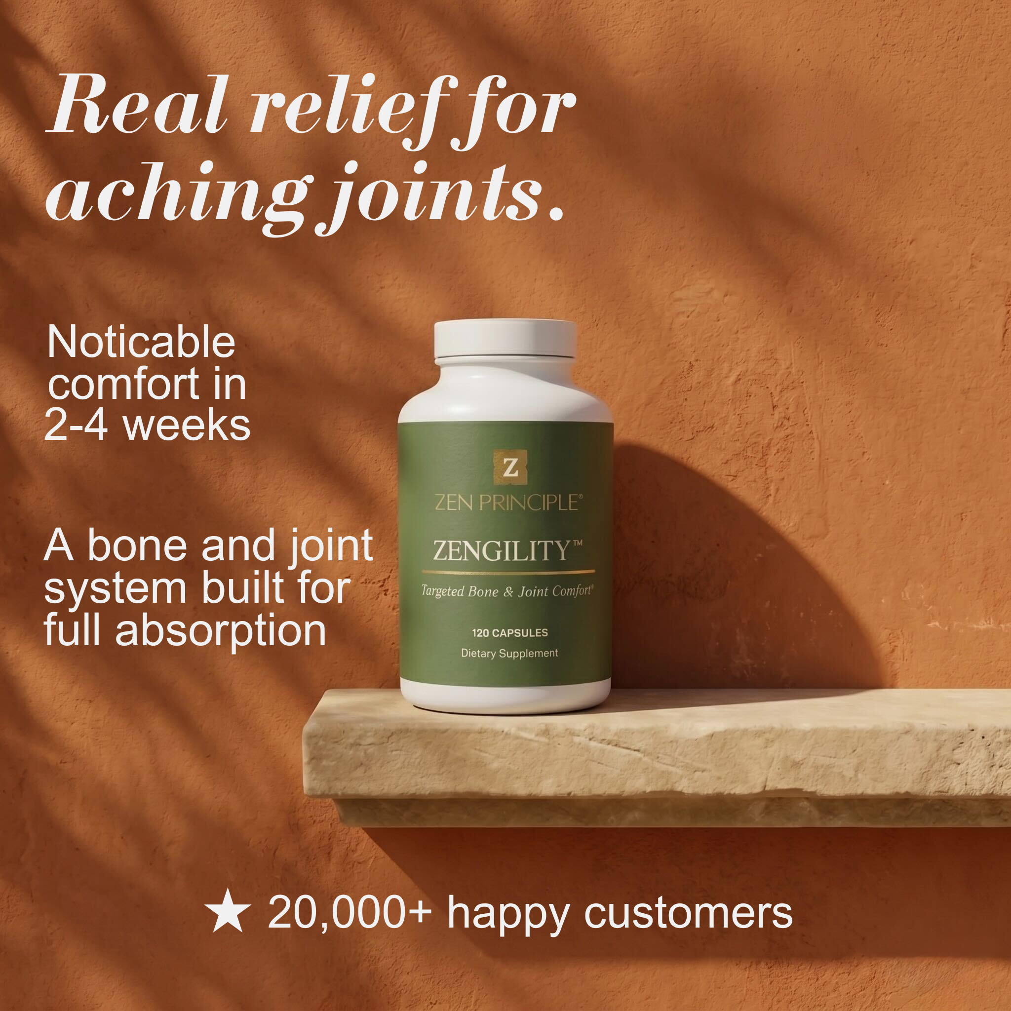 Zengility&trade; Joint Health Supplement