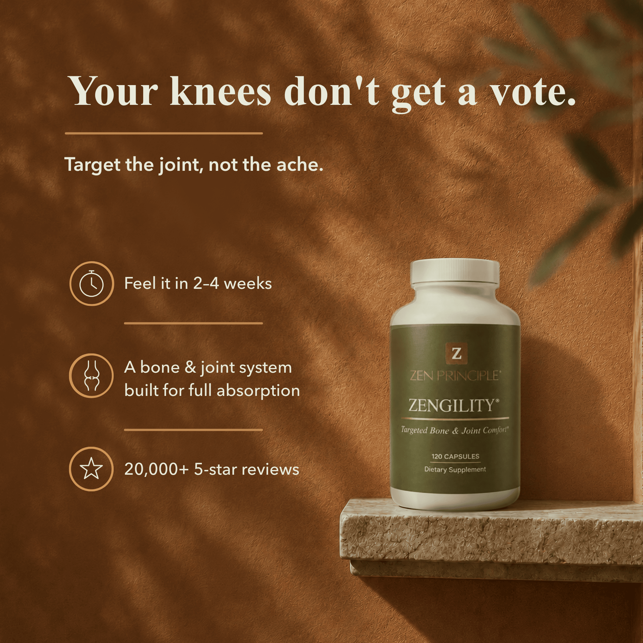 Four systems, one formula — Zengility® joint relief